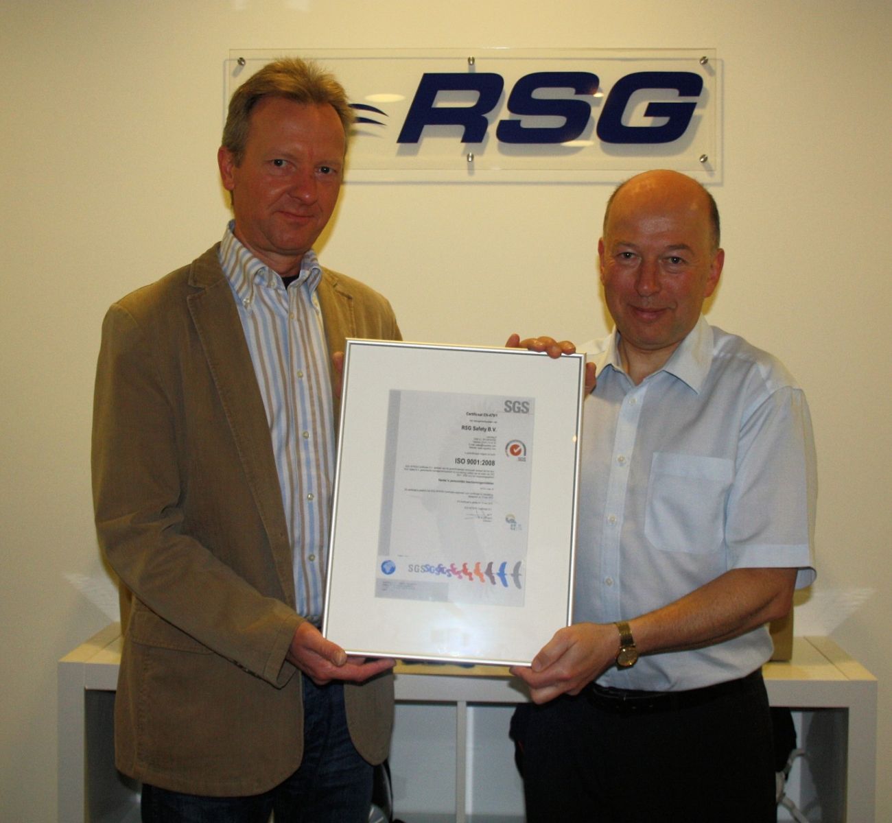 RSG Safety are awarded ISO 9000 Accreditation
